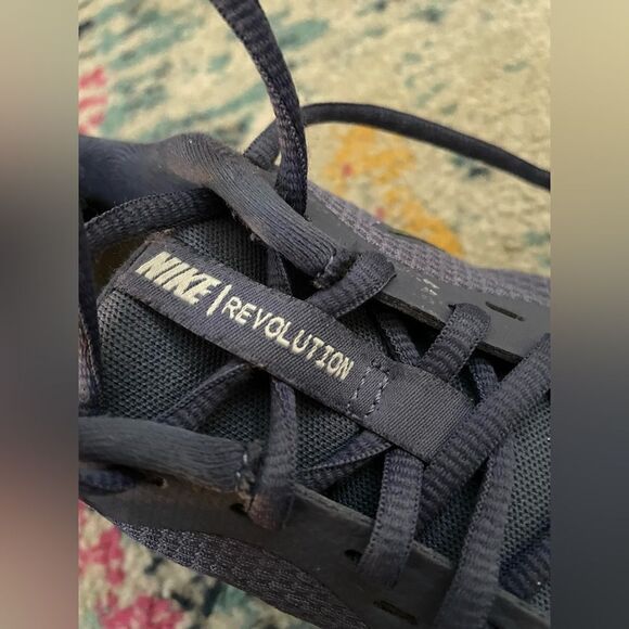 Nike Revolution 5 Running Sneakers Blue Size 6.5 - Picture 6 of 7